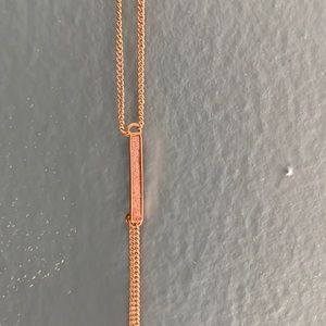 Rose gold necklace